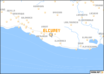 map of El Cupey