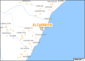 map of El Curarito