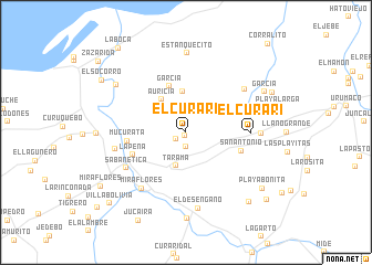 map of El Curarí