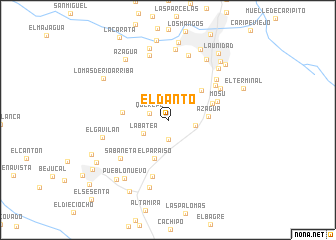 map of El Danto