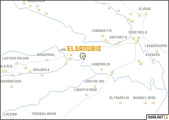 map of El Danubio