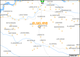 map of El Delirio