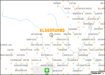 map of El Derrumbo