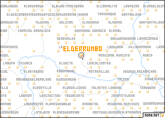 map of El Derrumbo