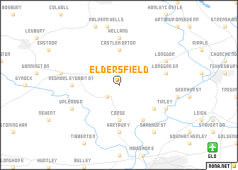 map of Eldersfield
