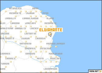 map of El Diamante