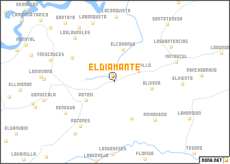 map of El Diamante