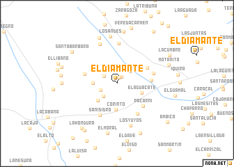 map of El Diamante