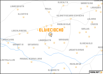 map of El Dieciocho