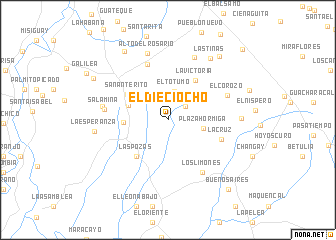 map of El Dieciocho