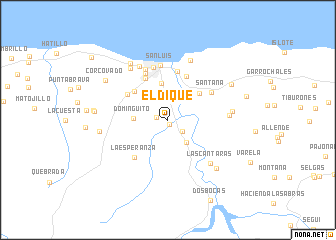 map of El Dique