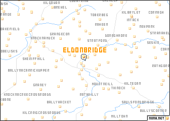 map of Eldon Bridge