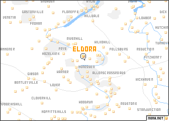 map of Eldora