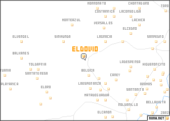 map of El Dovio