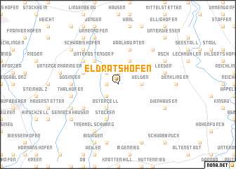 map of Eldratshofen