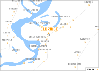map of Eldridge