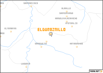 map of El Duraznillo