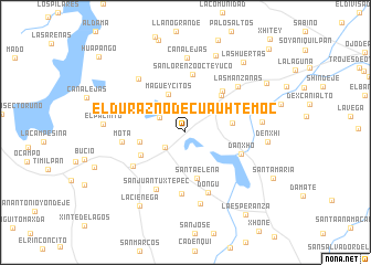map of El Durazno de Cuauhtémoc