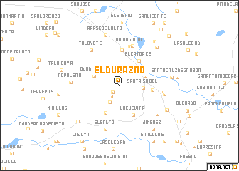 map of El Durazno