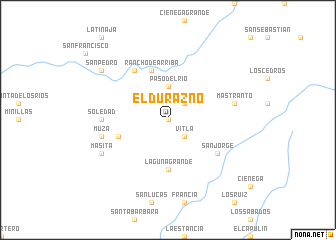 map of El Durazno