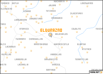 map of El Durazno