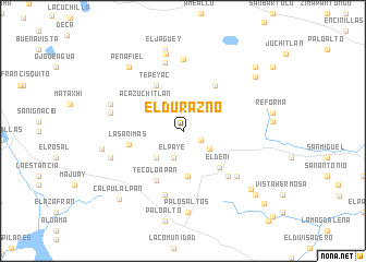 map of El Durazno