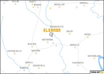 map of Eleanor