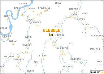 map of Elebele