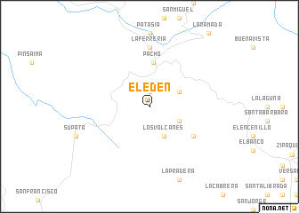 map of El Edén