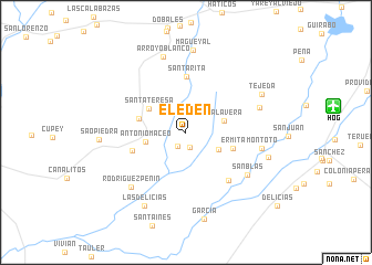 map of El Edén