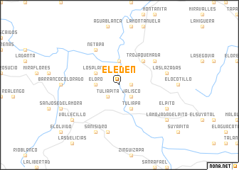 map of El Edén