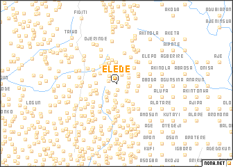 map of Elede