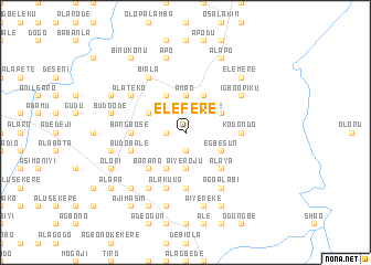 map of Elefere