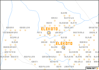 map of Elekoto