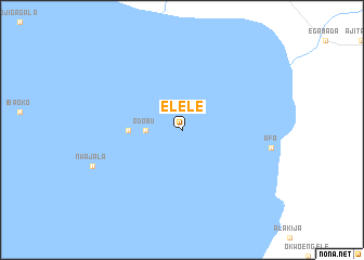 map of Elele