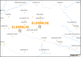 map of El Empalme