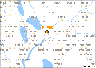 map of Elena