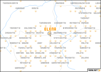 map of Elena