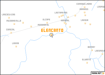 map of El Encanto