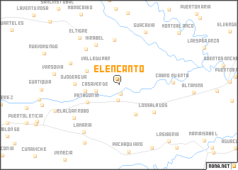 map of El Encanto