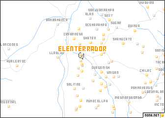 map of El Enterrador