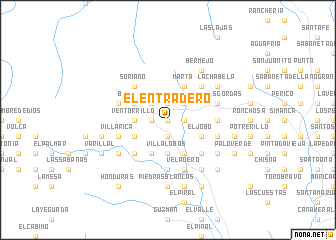 map of El Entradero