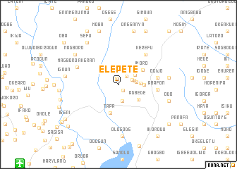 map of Elepete