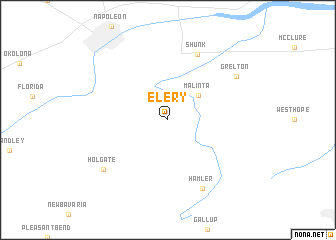 map of Elery