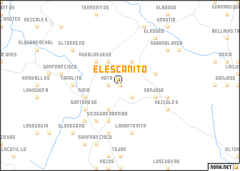 map of El Escanito