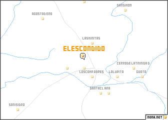 map of El Escondido