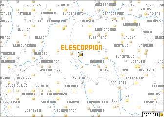 map of El Escorpión