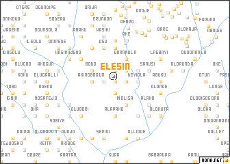 map of Elesin