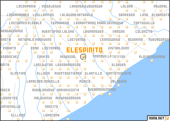 map of El Espinito