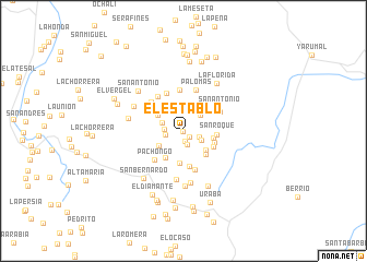 map of El Establo